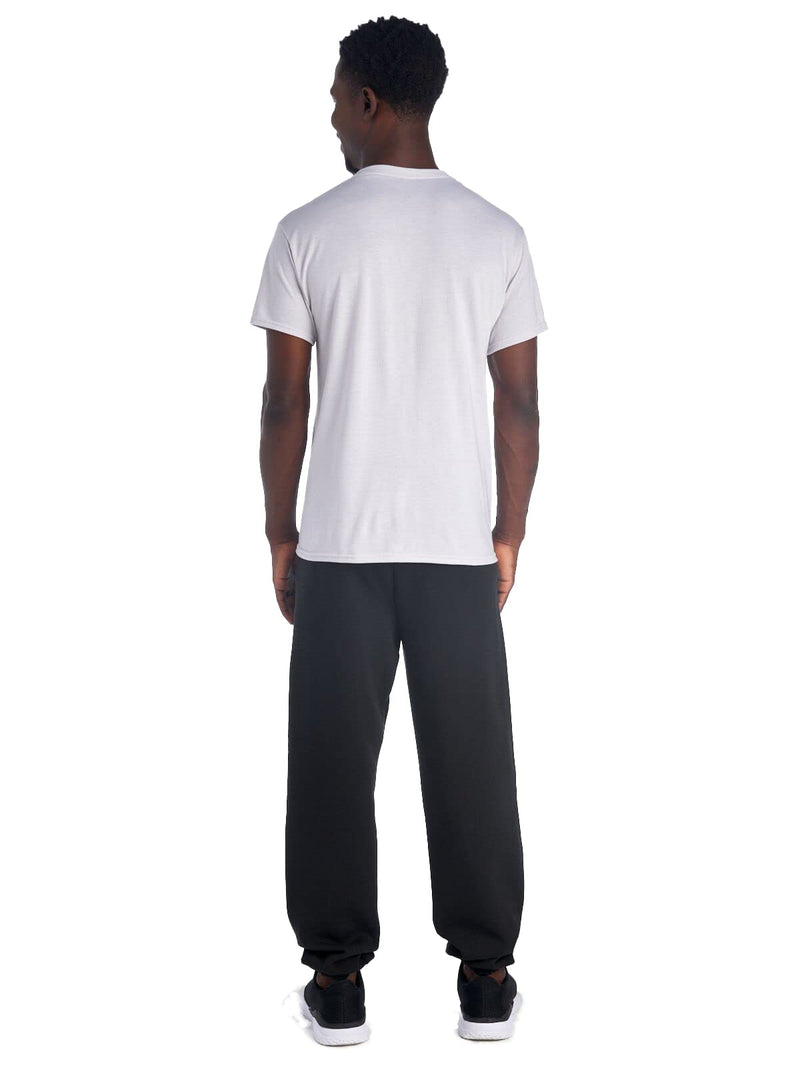 [Australia - AusPower] - Jerzees Men's NuBlend Fleece Joggers & Sweatpants Elastic Bottom Elastic Bottom - Black Large 