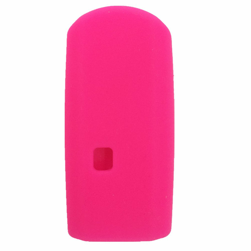 [Australia - AusPower] - Ezzy Auto Black and Hot Pink Silicone Rubber Key Fob Case Key Covers Key Jacket Skin Protector fit for Mazda 4 Buttons Key 