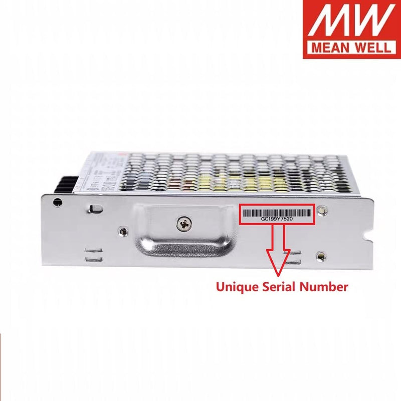 [Australia - AusPower] - Mean Well 5V Power Supply LRS-100-5, Enclosed DC 90W 18A Single Output Switching Power Supply with a Terminal Cover 
