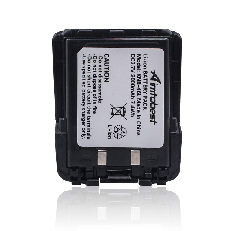 [Australia - AusPower] - KNB-46L 2000mAh Li-ion Battery Compatible for Kenwood TK-3230 TK3230 Portable Radios Walkie Talkies 