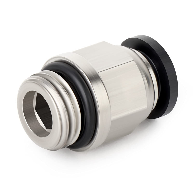 [Australia - AusPower] - TAILONZ PNEUMATIC Straight 8mm Tube OD x 1/4 Inch G Thread Push to Connect Fitting with Sealing Ring PCG8-02 (Pack of 10) 8mm OD x 1/4 BSP 