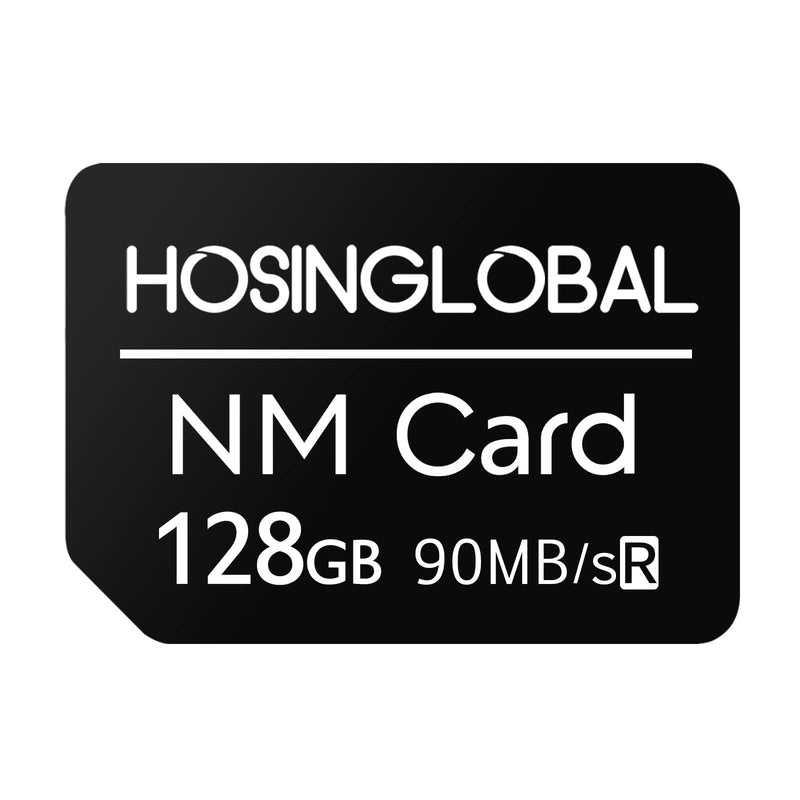 [Australia - AusPower] - Enhanced Version NM Card 128GB 90MB/S Nano Memory Card Nano Card only Suitable for Huawei P30/P30pro/P40 series/Mate20 Series/Mate30 Series Nano 128GB Card black 