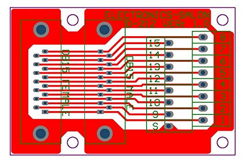 [Australia - AusPower] - Electronics-Salon D-SUB DB15 Male/Female Header Breakout Board, DSUB Terminal Block, Connector. 