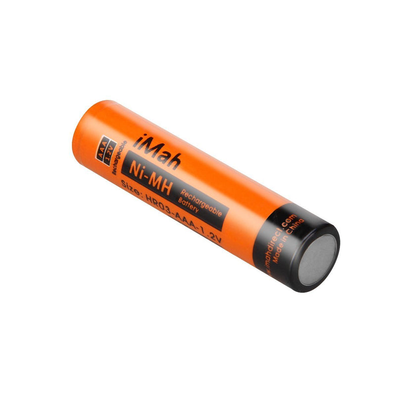 [Australia - AusPower] - 4-Pack iMah 1.2V 750mAh Ni-MH AAA Rechargeable Battery for Panasonic Cordless Phones Also Compatible with BK40AAABU HHR-55AAABU HHR-65AAABU HHR-75AAA/B HHR-4DPA/4B BK30AAABU BT205662 and Solar Lights 