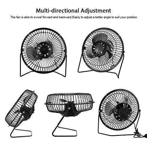 [Australia - AusPower] - Solar Panel Powered Fan with USB, 6V 4.5W Mini Portable Solar Fan , Portable Personal Cooling Fan Hiking Equipment for Cooling Ventilation Outdoor Home Travelling Camping Car 