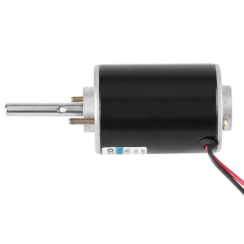 [Australia - AusPower] - 12V/24V 30W CW/CCW Permanent Magnet DC Motor Reversible Electric Gear Motor High Speed Low Noise for DIY Generator XD-3420 (12V 3000RPM) 
