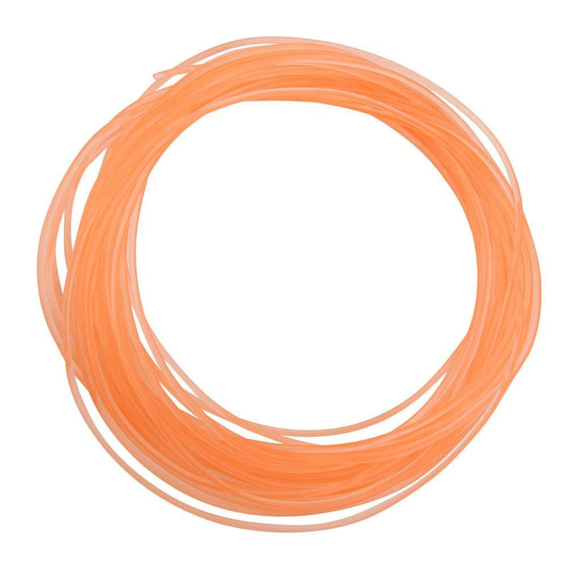 [Australia - AusPower] - PU Transmission Belt Walfront High-Performance Urethane Round Belting Orange PU Polyurethane Round Belt for Drive Transmission (2mm*10m) 