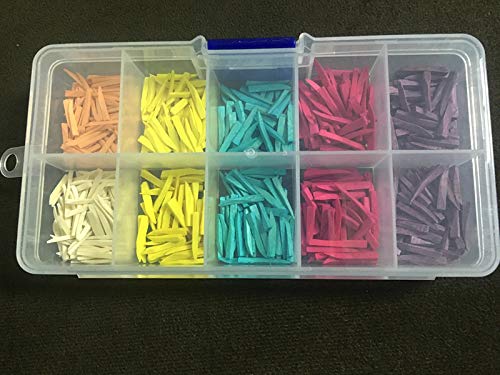 [Australia - AusPower] - 600pcs/Box Mixed Dental Fixing Wood Wooden Wedges for Dental Restoration for Matrices 