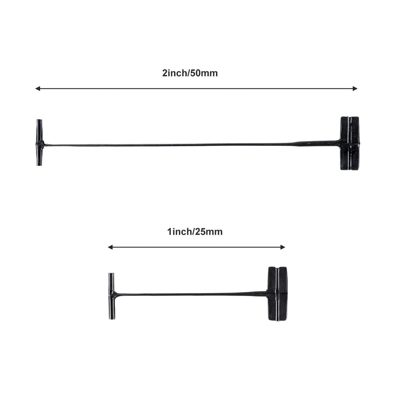 [Australia - AusPower] - PAG 2" Standard Tagging Gun Fasteners Tag Barbs Attachments for All Standard Price Tag Gun, 5000pcs - 50pcs/Clip, Black 