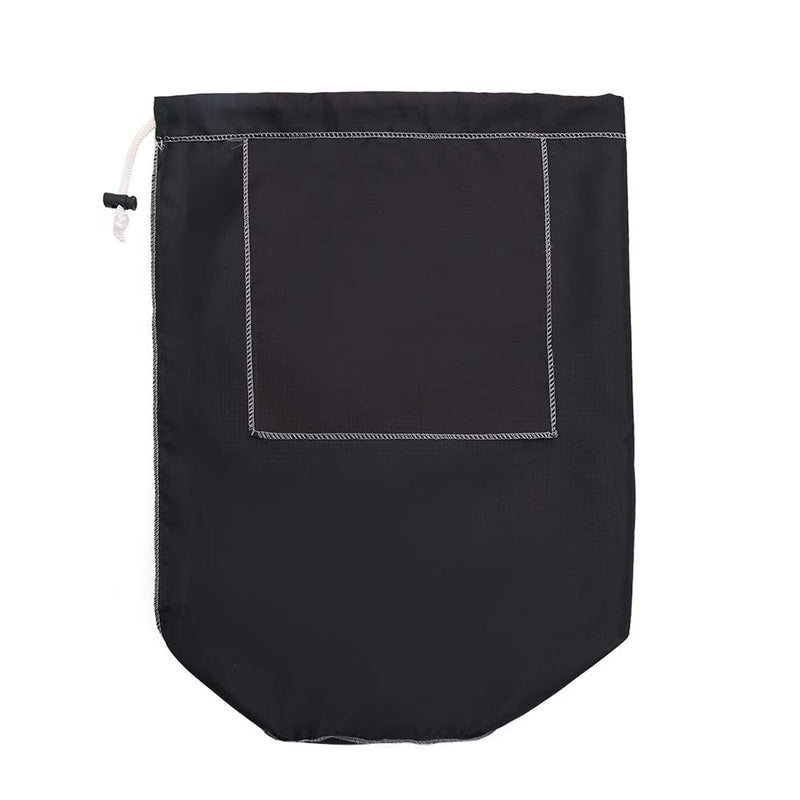 [Australia - AusPower] - Augbunny Durable Drawstring Water Resistant Dust Flap Stuff Sack Bag 4-Pack Black Small 