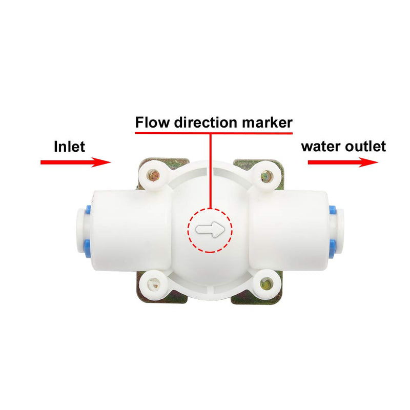 [Australia - AusPower] - Beduan 12V 1/4" Inlet Water Solenoid Valve Normally Closed for RO Reverse Osmosis Pure System 1/4” 12V 