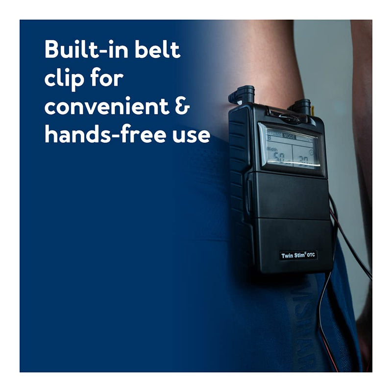 [Australia - AusPower] - Roscoe Medical TENS Unit and EMS Muscle Stimulator - OTC TENS Machine for Back Pain Relief, Lower Back Pain Relief, Neck Pain, or Sciatica Pain Relief, Clinical Strength Stim Machine 