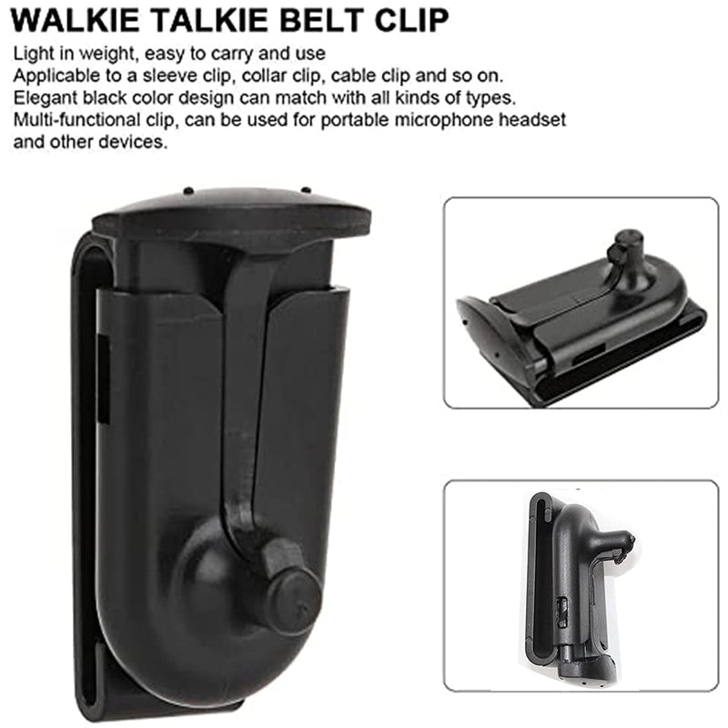 [Australia - AusPower] - 4 Pack Swivel Belt Clip - Walkie Talkie Radio Belt Clip Compatible with Motorola Models T107 T100TP T200TP T280 T460C T465 T600 T800 T4500 T4800 T5000 T5146 T5428 T6200 T5628 T5400 T6200C T5728 