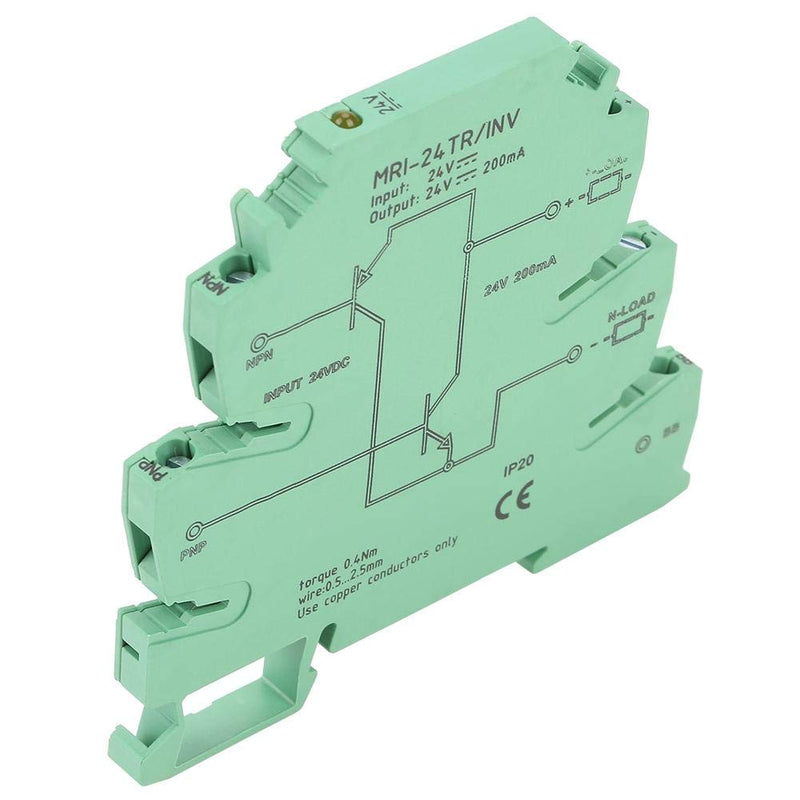 [Australia - AusPower] - NPN PNP Signal Converter, MRI-24TR/INV PLC Sensor Polar IO Level Conversion Module, PNP to NPN Signal Converter Relay 