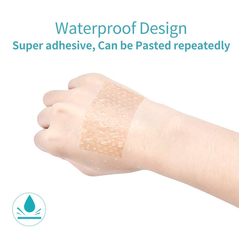 [Australia - AusPower] - Dimora Soft Waterproof Silicone Tape with Easy Tear Design, Adhesive, Comfortable Breathable Pain-Free Removal Tape, Medical Grade（1.6in x 59 in),1 Roll 