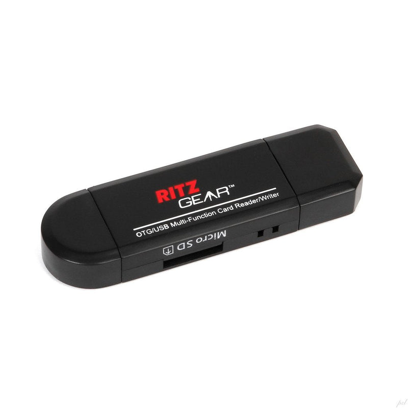 [Australia - AusPower] - Ritz Gear OTG USB/Micro USB Multi-Function SD/Micro SD Card Reader/Writer for PC, Tablet and Smartphones (3-Pack) 