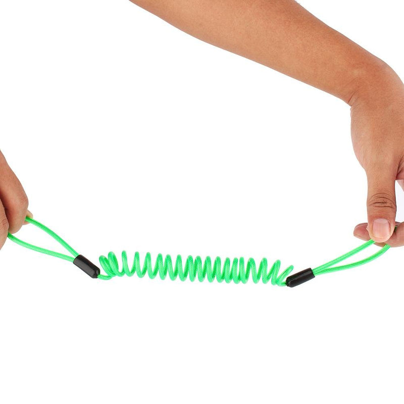 [Australia - AusPower] - Keenso Disc Lock Reminder Cable, Green Waterproof Disc Lock Security Reminder Cable Scooter Bike Motorbike for Scooter Motorcycle Bike Brake Disc 