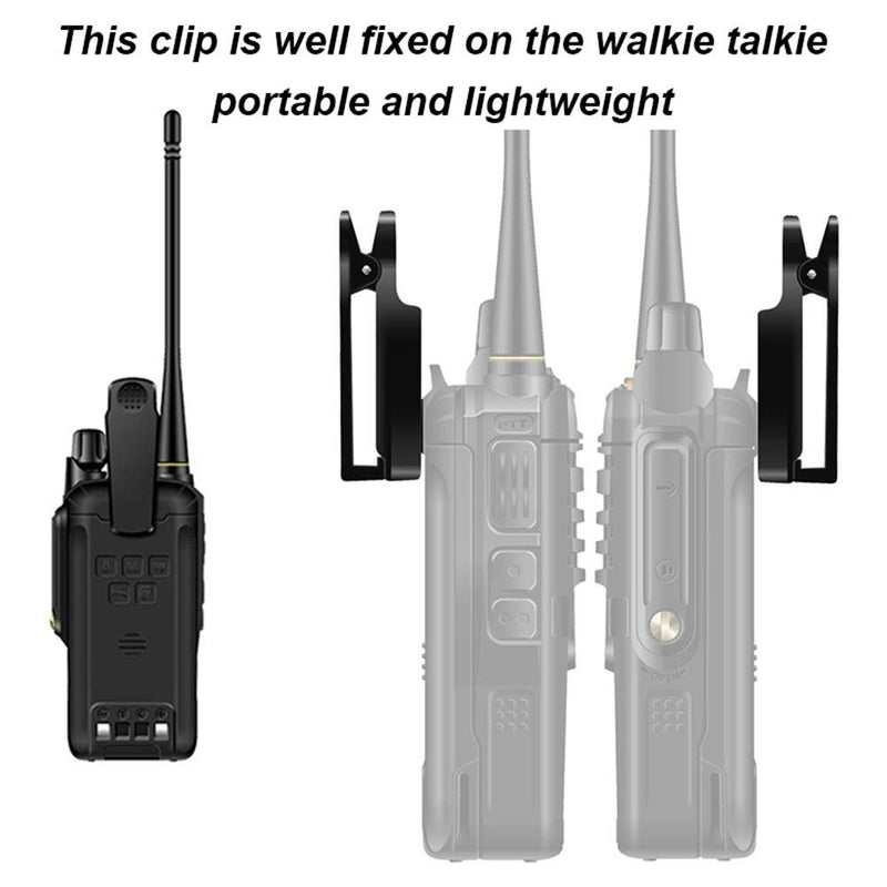 [Australia - AusPower] - 10PCS Back Clip for BaoFeng, Waterproof Belt Clip for BaoFeng UV-XR/A-58/UV-9R Plus/GT-3WP/UV-5S/BF-9700 Series Two-Way Radio Walkie Talkie Accessories 