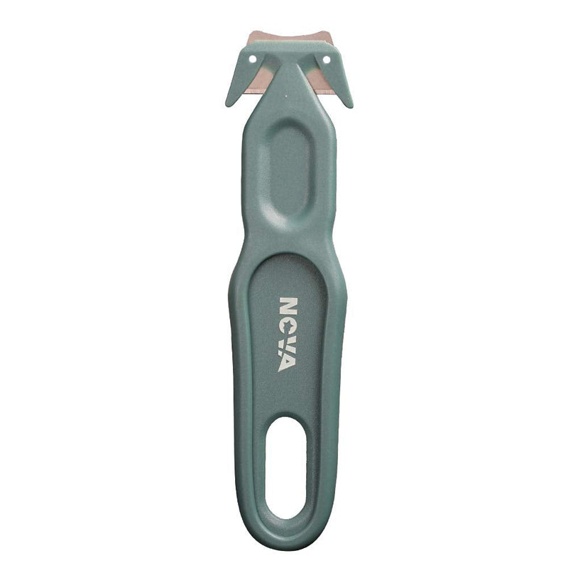 [Australia - AusPower] - Nova Safety Cutter Tool, Safety Box Cutter Knife, Ergonomic Film Cutting Blade, Box, Strap, Carton, Package, Envelope and Letter Opener (10 Piece - Green) 10 Pack 