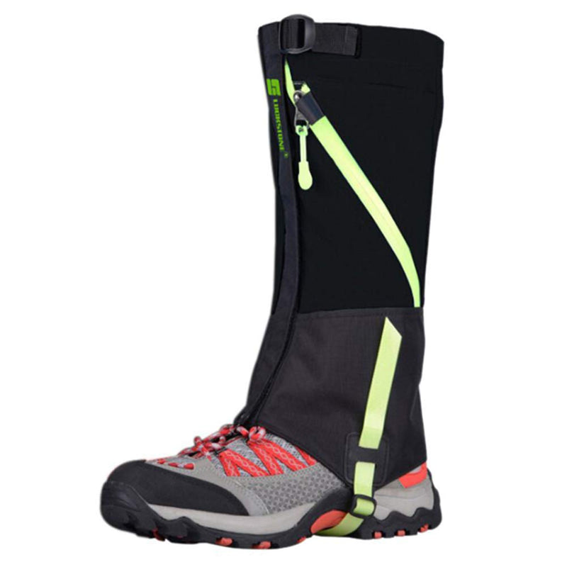 [Australia - AusPower] - HomDSim Children Leg Gaiters Outdoor Waterproof Snow Gaiter for Kids Hiking Climbing Hunting Leg Cover Shoes Gaiters Black 