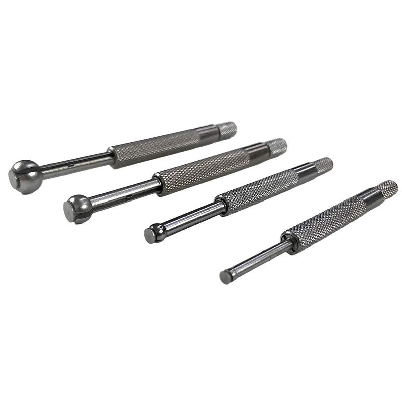 [Australia - AusPower] - QWORK Small Hole Gauge Set Telescoping Full Round Bore Gauge, 4 pcs 1/8" to 1/2" 