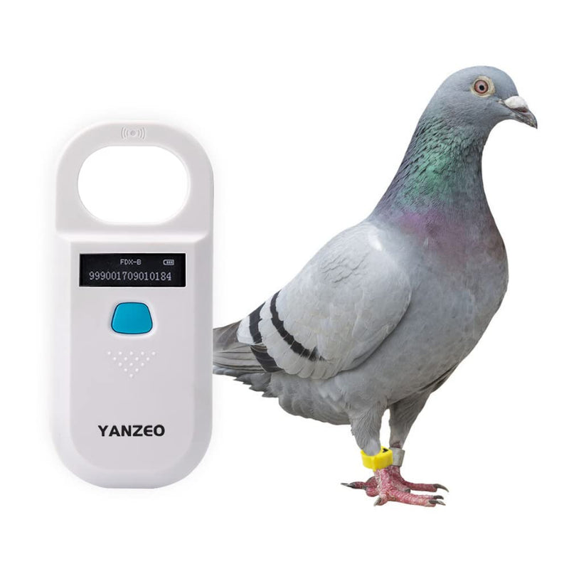 [Australia - AusPower] - Yanzeo Pet Microchip Reader, RFID EMID Animal Handheld Reader,134.2 Pet ID Scanner Rechargeable Animal Chip Registration, Pet Tag FDX-B(ISO 11784/11785) (AR180) Ar180 