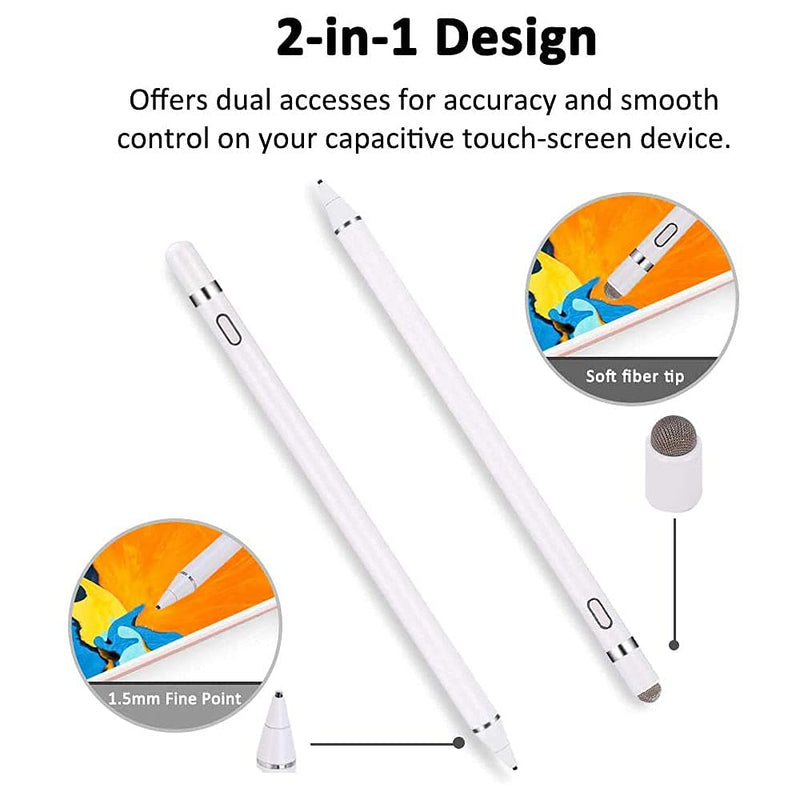 [Australia - AusPower] - SLAUNT Stylus Pen for iOS Android Touch Screens Apple Pencil Compatible with iPad/iPad Pro/Air/Mini/Cellphone/Kindle/Tablet Drawing Pencil 