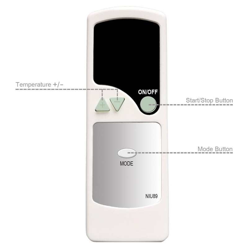 [Australia - AusPower] - Replacement Remote Control for King Electric Garage Heater KB PlatinumX Series ECO2S-REMOTE PX ECO2S ECO2S 102155 33489 