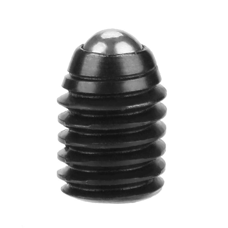 [Australia - AusPower] - Hilitand 10pcs Ball Plungers Set, M6 Screw Thread Hex Socket Spring Plunger Carbon Steel Ball Spring Plungers(M6X10) M6X10 