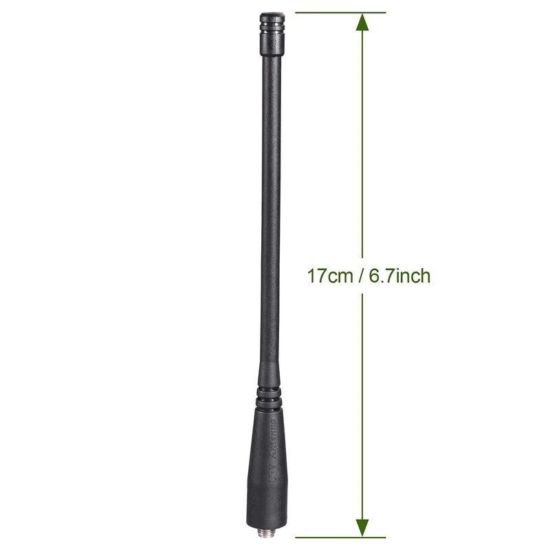 [Australia - AusPower] - Bingfu Dual Band VHF UHF 136-174MHz 400-470MHz Ham Radio Antenna Handheld Two Way Radio Walkie Talkie SMA Female Soft Antenna 2-Pack for Kenwood Wouxun Baofeng BF-F8HP UV-5R UV-82 BF-888S GT-3 Radio 