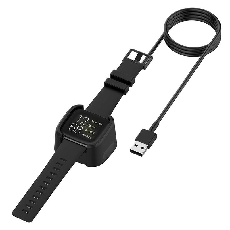 [Australia - AusPower] - Charger Compatible with Fitbit Versa 2 (Not for Versa/Versa Lite), Charging Dock Stand with USB Cable Cord for Versa 2 Smartwatch 