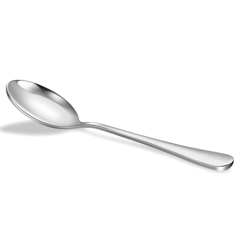 [Australia - AusPower] - Hiware 12-Piece Dinner Spoons Set, Food Grade Stainless Steel Spoons for Home, Kitchen or Restaurant - Mirror Polished, Dishwasher Safe, 7.3 Inch 
