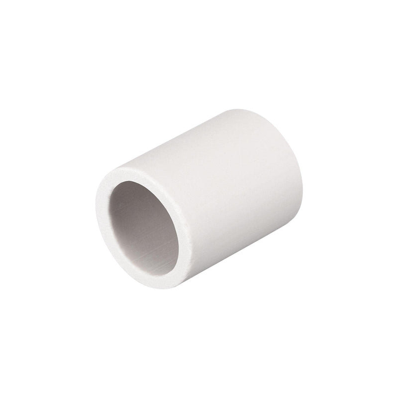 [Australia - AusPower] - uxcell 10pcs 14mm Dia Ceramic Tube Insulated Electronic Wire Bundle Heat Insulation Protection Single Bore 25mmx20mm 