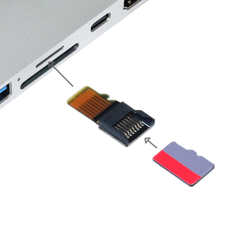 [Australia - AusPower] - Xiwai 5pcs/lot Micro SD TF Memory Card Kit Male to Female Extension Adapter Extender Test Tools PCBA Reader for Car GPS Phone 