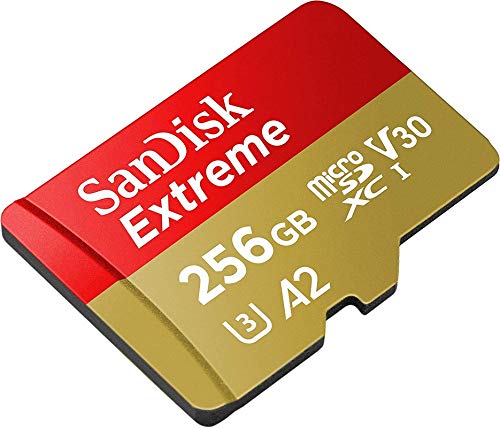 [Australia - AusPower] - SanDisk 256GB Extreme UHS-I microSDXC Memory Card with SD Adapter 
