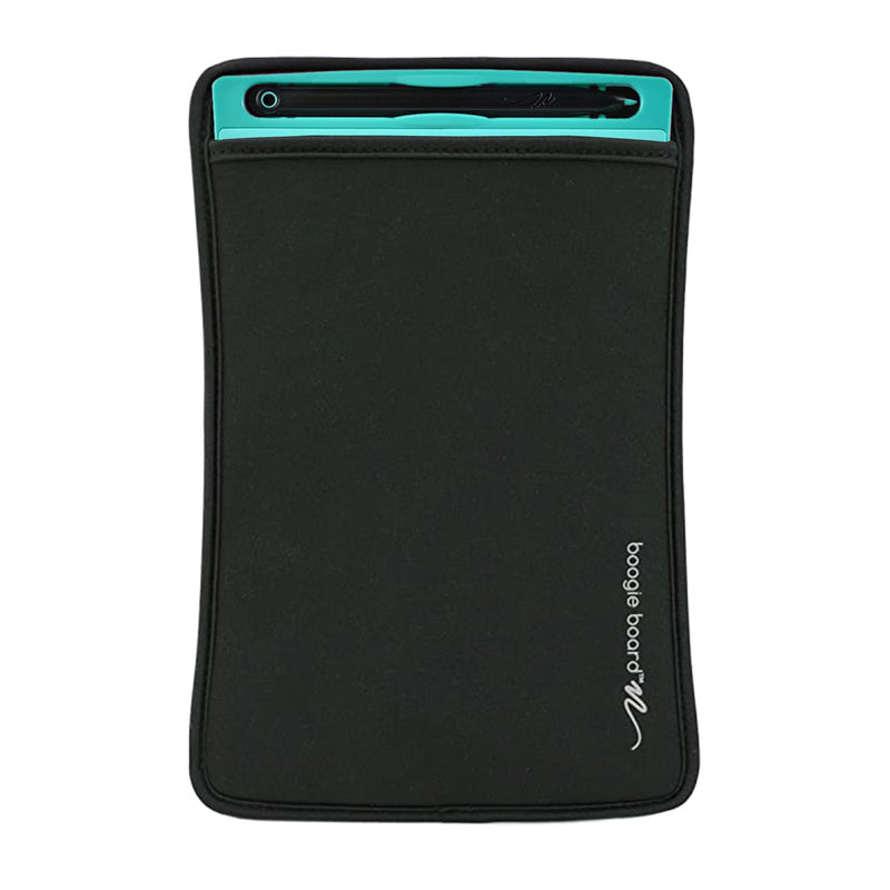 [Australia - AusPower] - Boogie Board Jot Reusable Writing Tablet with Nylon Protective Sleeve - Includes 8.5 in LCD Writing Tablet with Built in Magnets and Kickstand, Instant Erase, and Stylus Pen, Teal 