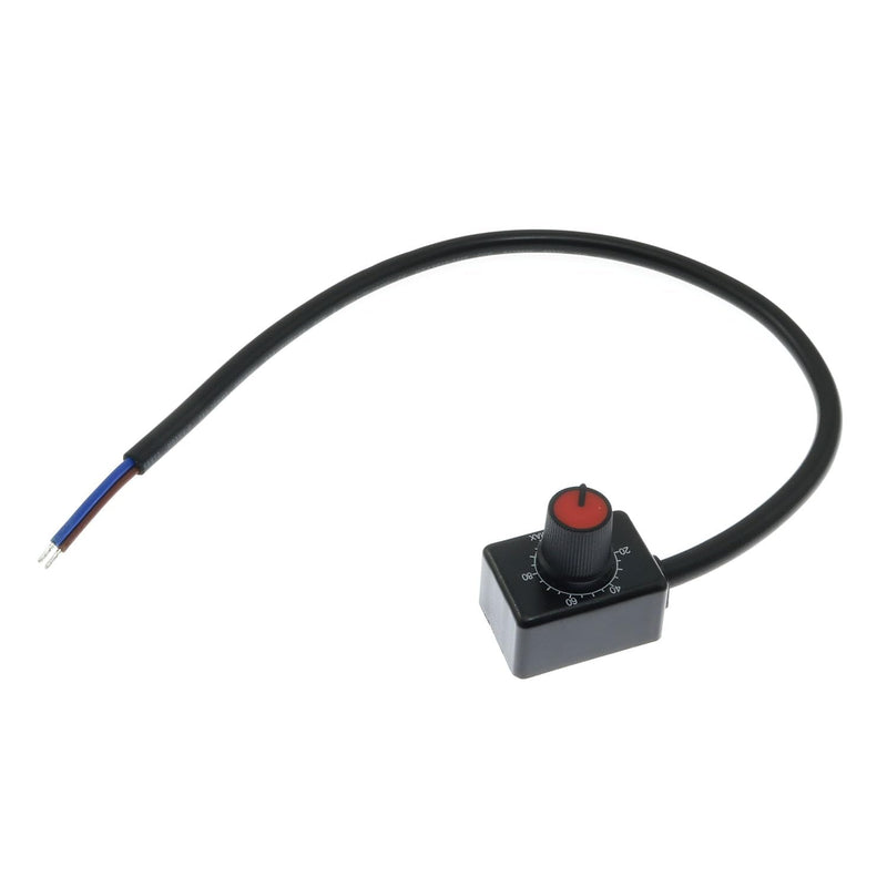 [Australia - AusPower] - Maxmoral Dimmer Switch 0-10V Knob LED Dimmer No Flicker No Noise Mini Switch PWM Dimming Indoor Lighting Spotlight Grow Light Driver for Use with Track Lights Wall Washer Lights 