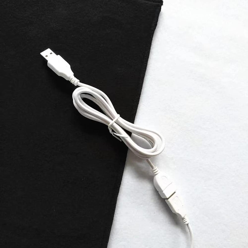 [Australia - AusPower] - Lelukee USB Heat Pad,2pcs Large Electric USB 2 Amp Warm Winter Waterproof Clothing Heating Pads-35℃-40℃-for Neck Back Abdomen Lumbar Heating Pad Pet Warmer 