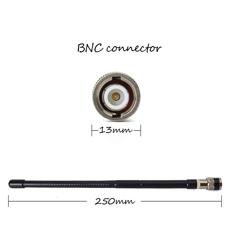 [Australia - AusPower] - TWAYRDIO 26-29MHz CB Antenna 9.8inch Rubber Duck Replacement Antenna with BNC Connector Compatible for Cobra Midland Uniden Hand Held Cb Radio 