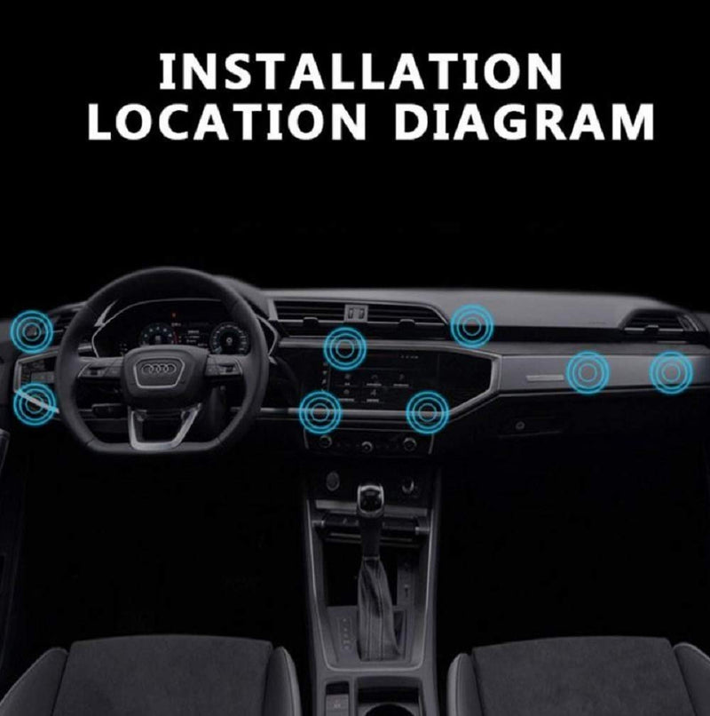 [Australia - AusPower] - TRUE LINE Automotive Black Magnet Cell Phone Dashboard Steering Wheel Mounted Holder Long 