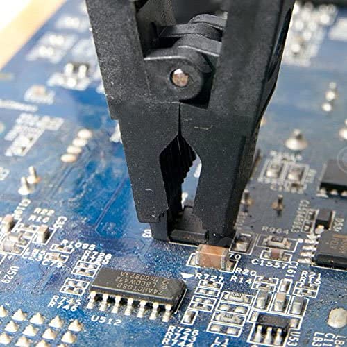 [Australia - AusPower] - WINGONEER SOIC8 SOP8 Test Clip for EEPROM 93CXX / 25CXX / 24CXX in-Circuit Programming+2 adapters 