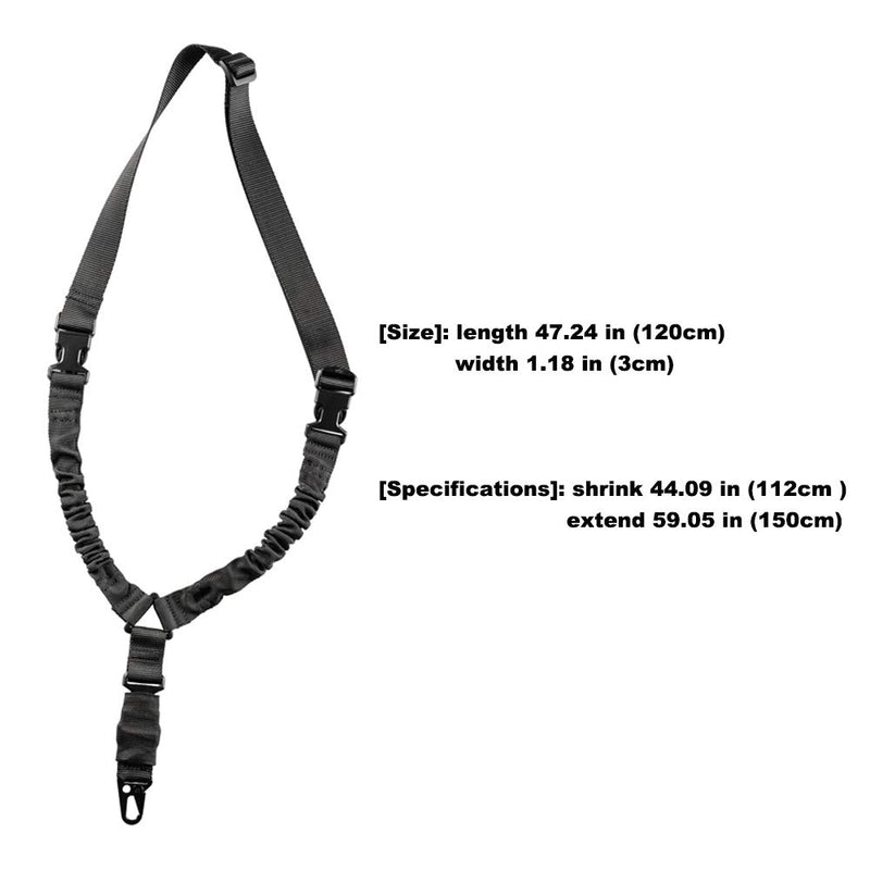 [Australia - AusPower] - Vivastate Quick Adjust Length Traditional Sling with Metal Hook- Black 
