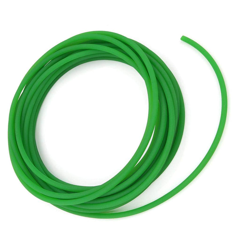[Australia - AusPower] - PU Transmission Belt,Walfront High-Performance Urethane Round Belting Green Rough Surface PU Polyurethane Round Belt for Drive Transmission(6mm10m) 