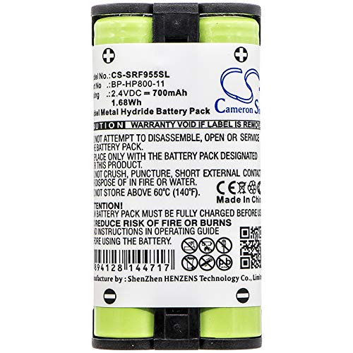 [Australia - AusPower] - Battery Replacement Compatible for Sony MDR-RF995, WH-RF400, MDR-RF995RK, BP-HP800-11, 