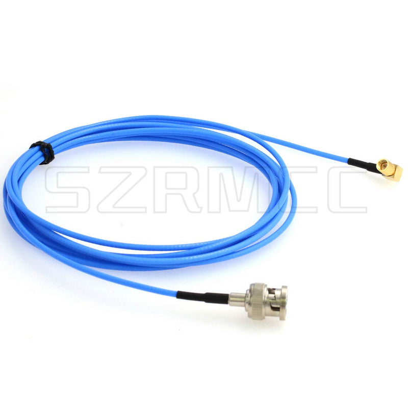 [Australia - AusPower] - SZRMCC Right Angle Microdot 10-32UNF Male M5 to BNC Male Test Cable for Vibration Acceleration Sensor (1m/3.2ft) Right Angle M5-BNC 1m 
