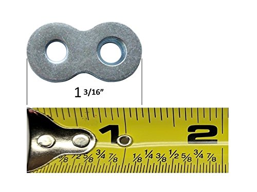 [Australia - AusPower] - 30-Pack with Screws - Heavy Duty Figure 8 Table Top Connector or Desk Top Fastener Clip - 12 Gauge Steel 