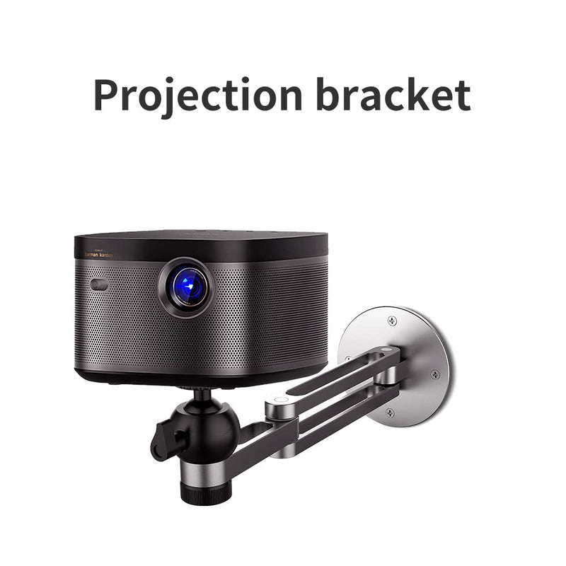 [Australia - AusPower] - Foldable Projector Wall Mount Universal Adjustable Ceiling Wall Projector Mount Stand Aluminum Alloy Projectors Bracket (Wall Mount) 
