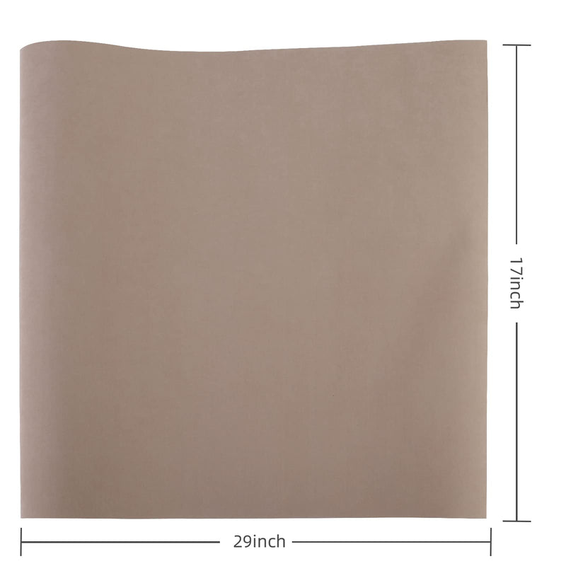 [Australia - AusPower] - Wooqu Book Binding Cloth,Velvet Surface and Paper Backed,Durable,Soft Touch,17"x29",Light Brown. Light brown 