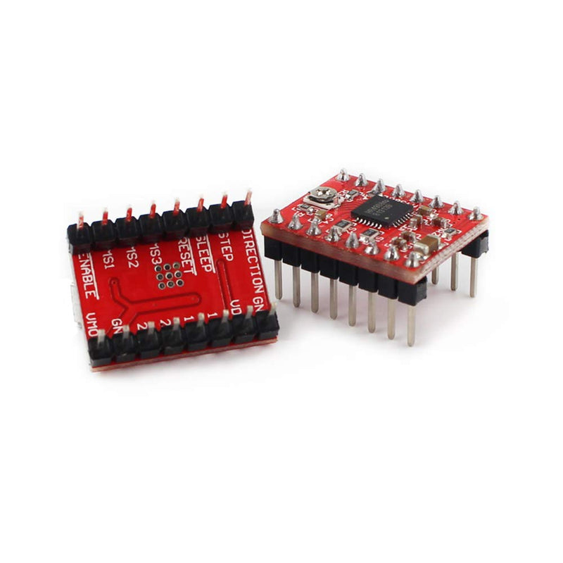 [Australia - AusPower] - A4988 Stepper Motor Driver Module for Pololu RepRap 3D Printer StepStick (Pack of 2) 