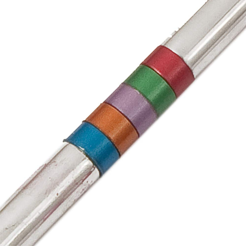 [Australia - AusPower] - Yair Emanuel Yad Torah Pointer Multi-Colored Rings Anodized Aluminum Judaica Gift TPB-1 